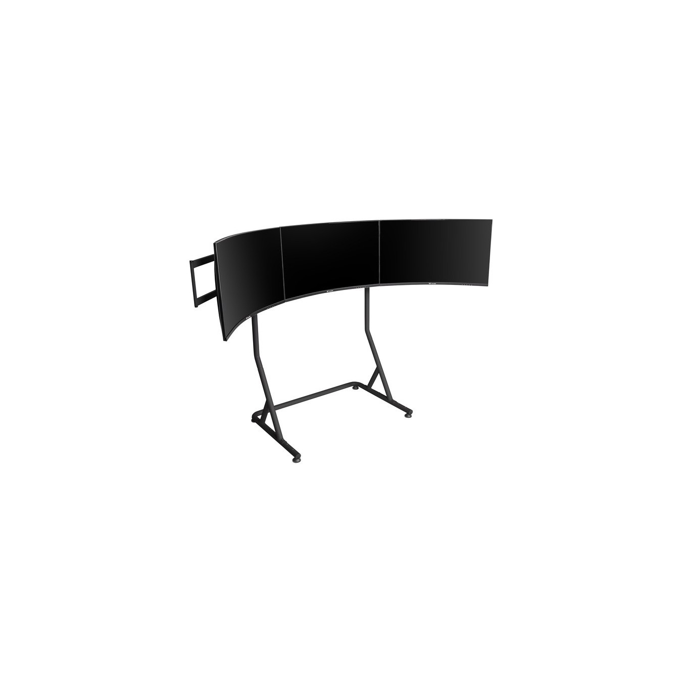 Triple Monitor Stand Pro Black - Monitor Mount — Buy in Cyprus with Fast Delivery