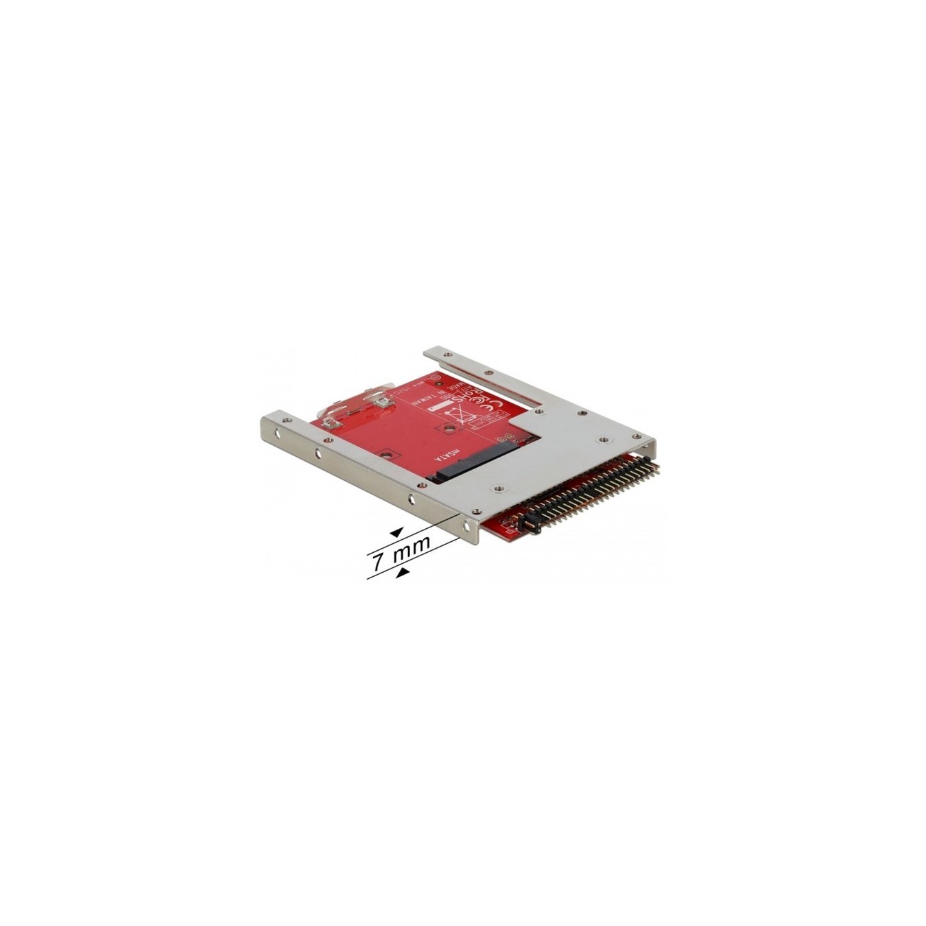 Delock 62495 - IDE 44-pin to mSATA Converter with 2.5in Frame - 7mm | Armenius Store