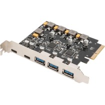 PCIe Card - 2x USB-C + 3x USB A, Interface Card — Buy in Cyprus with Fast Delivery