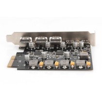 PCIe Card - 2x USB-C + 3x USB A, Interface Card — Buy in Cyprus with Fast Delivery