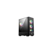 MSI MAG FORGE 112R - Mid Tower PC Case - Black, Tempered Glass Side Panel, ARGB, ATX/mATX/Mini-ITX