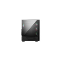 MSI MAG FORGE 112R - Mid Tower PC Case - Black, Tempered Glass Side Panel, ARGB, ATX/mATX/Mini-ITX