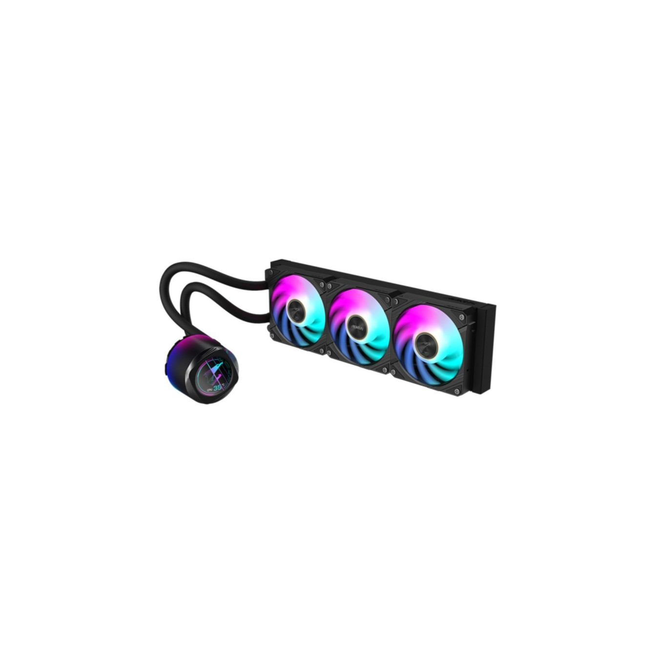 Gigabyte AORUS WATERFORCE X II 360 - 360mm AIO Liquid Cooler, Black, ARGB, 300W TDP — Buy in Cyprus with Fast Delivery