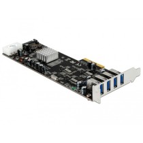 PCIe x4 to 4x external USB 3.2 Gen 1 Quad Channel - USB Controller — Buy in Cyprus with Fast Delivery