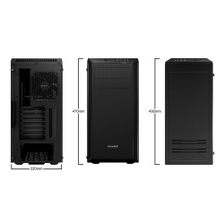 Buy be quiet! Pure Base 600 Window - Mid Tower Case - Black, Tempered Glass, ATX... in Cyprus, Nicosia, Limassol, Larnaka, Pafos