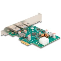 PCIe x1 Card - 1x External USB-C PD 30W + 2x External USB 3.2 Gen 1, USB Controller — Buy in Cyprus with Fast Delivery