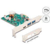 PCIe x1 Card - 1x External USB-C PD 30W + 2x External USB 3.2 Gen 1, USB Controller — Buy in Cyprus with Fast Delivery