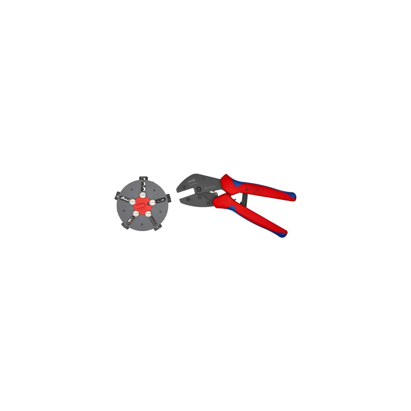 KNIPEX MultiCrimp - 97 33 02 - with change magazine, crimping pliers — Buy in Cyprus with Fast Delivery