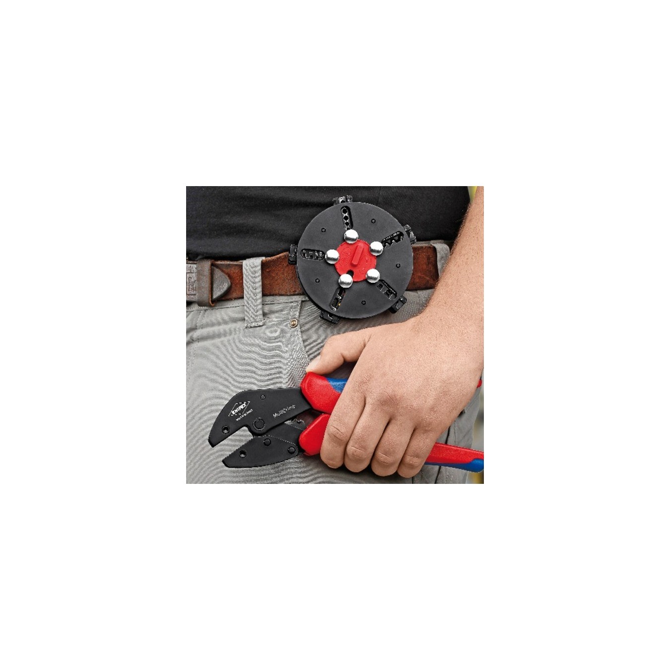 KNIPEX MultiCrimp - 97 33 02 - with change magazine, crimping pliers — Buy in Cyprus with Fast Delivery