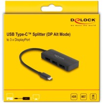 USB-C to 3x DisplayPort Splitter - MST 4K 60Hz — Buy in Cyprus with Fast Delivery