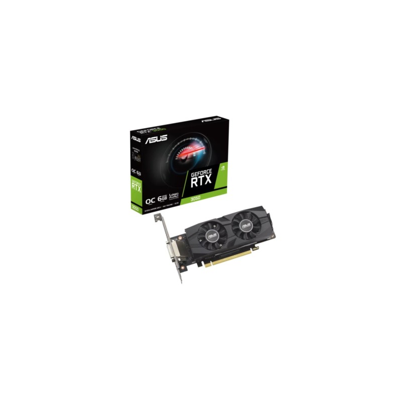 Buy ASUS GeForce RTX 3050 LP BRK OC - 6GB GDDR6, 1507 MHz Boost, Black, Dual-Fan... in Cyprus, Nicosia, Limassol, Larnaka, Pafos