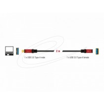 USB 3.2 Gen 1 extension cable - USB-A male to USB-A female — Buy in Cyprus with Fast Delivery