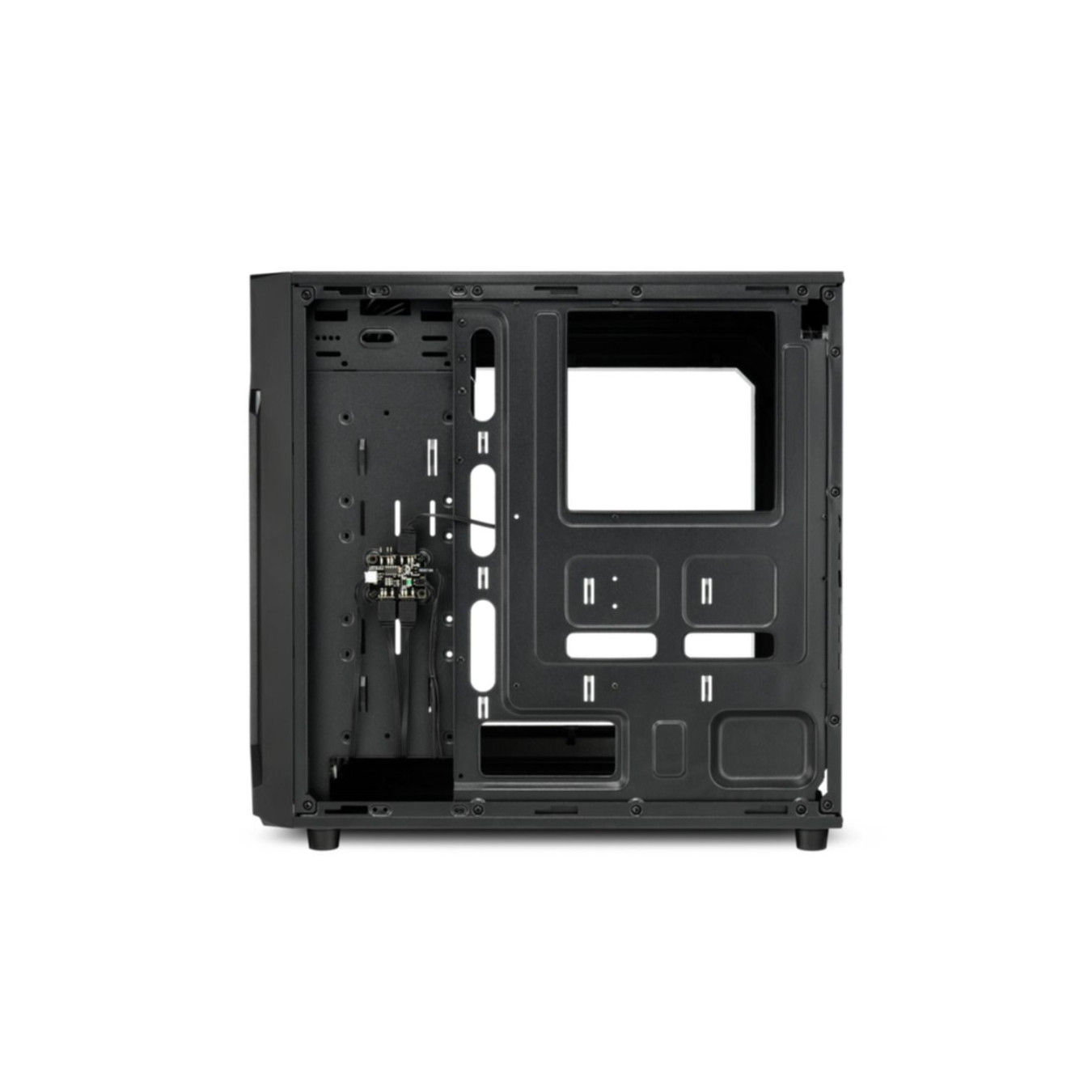Sharkoon VG6-W RGB PC Case - Mid Tower, Black, Tempered Glass, RGB Fans — Buy in Cyprus with Fast Delivery