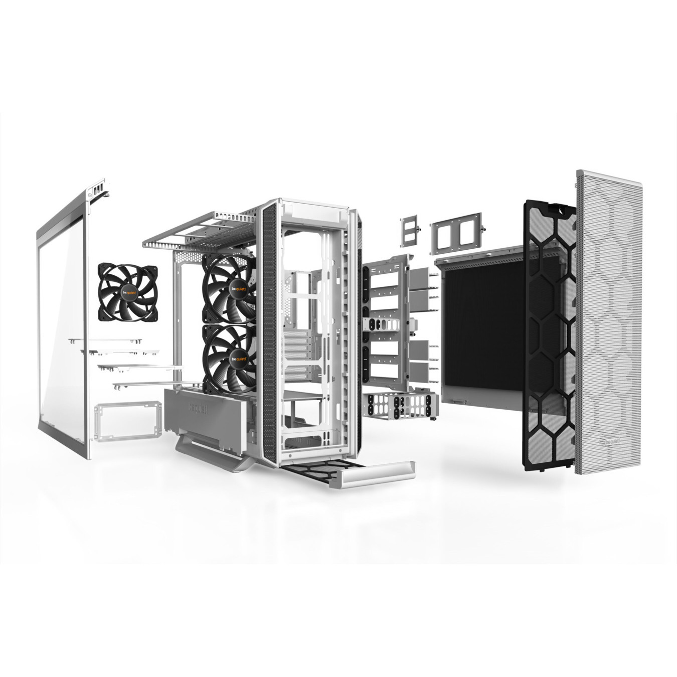 be quiet! Silent Base 802 BGW40 - Mid Tower PC Case - White | Armenius Store