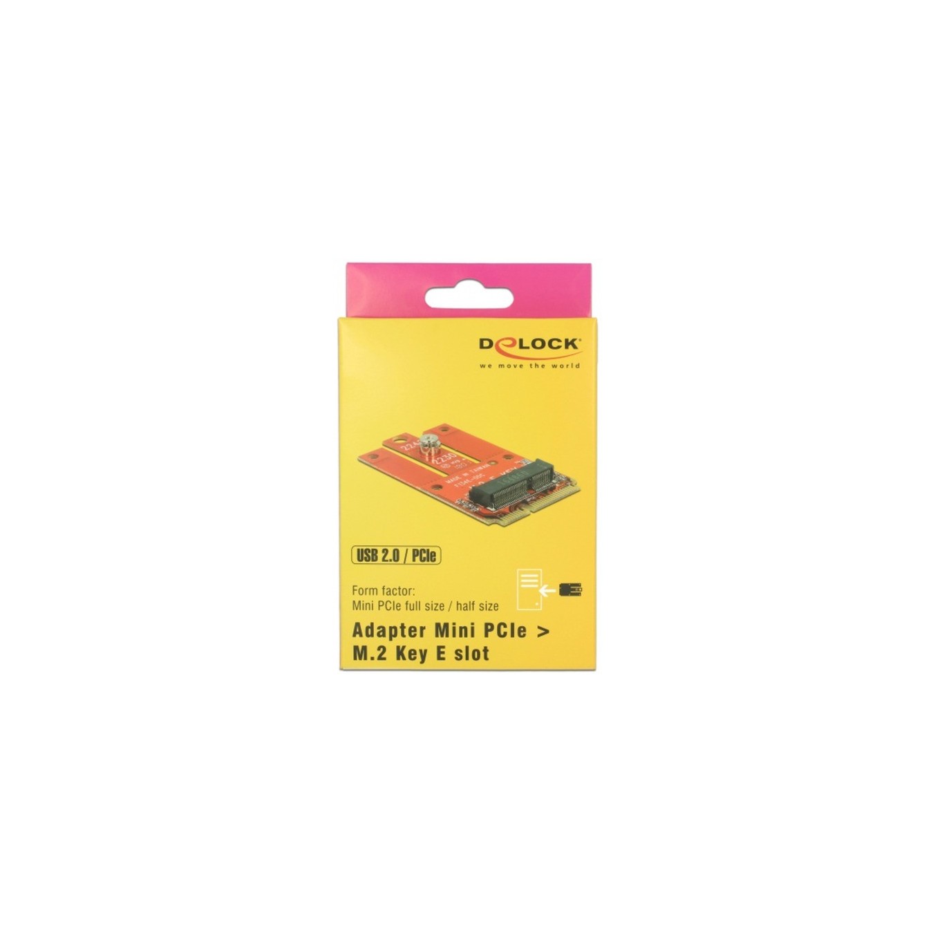 Adapter Mini PCIe to M.2 Key E Slot - Adapter Mini PCIe to M.2 Key E Slot — Buy in Cyprus with Fast Delivery