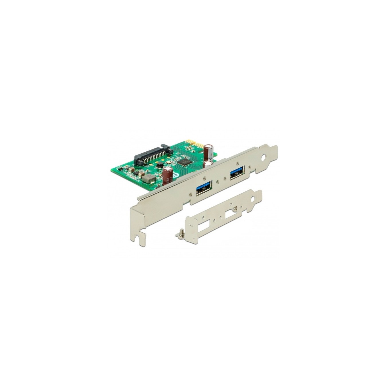 PCIe x1 Card - 2x ext. USB 3.2 Gen 1, USB controller — Buy in Cyprus with Fast Delivery