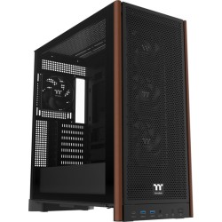 Thermaltake S370 WS Mid Tower Case - Wood Accent CA-11J-00M1WN-00 (Boxed) — Buy in Cyprus with Fast Delivery