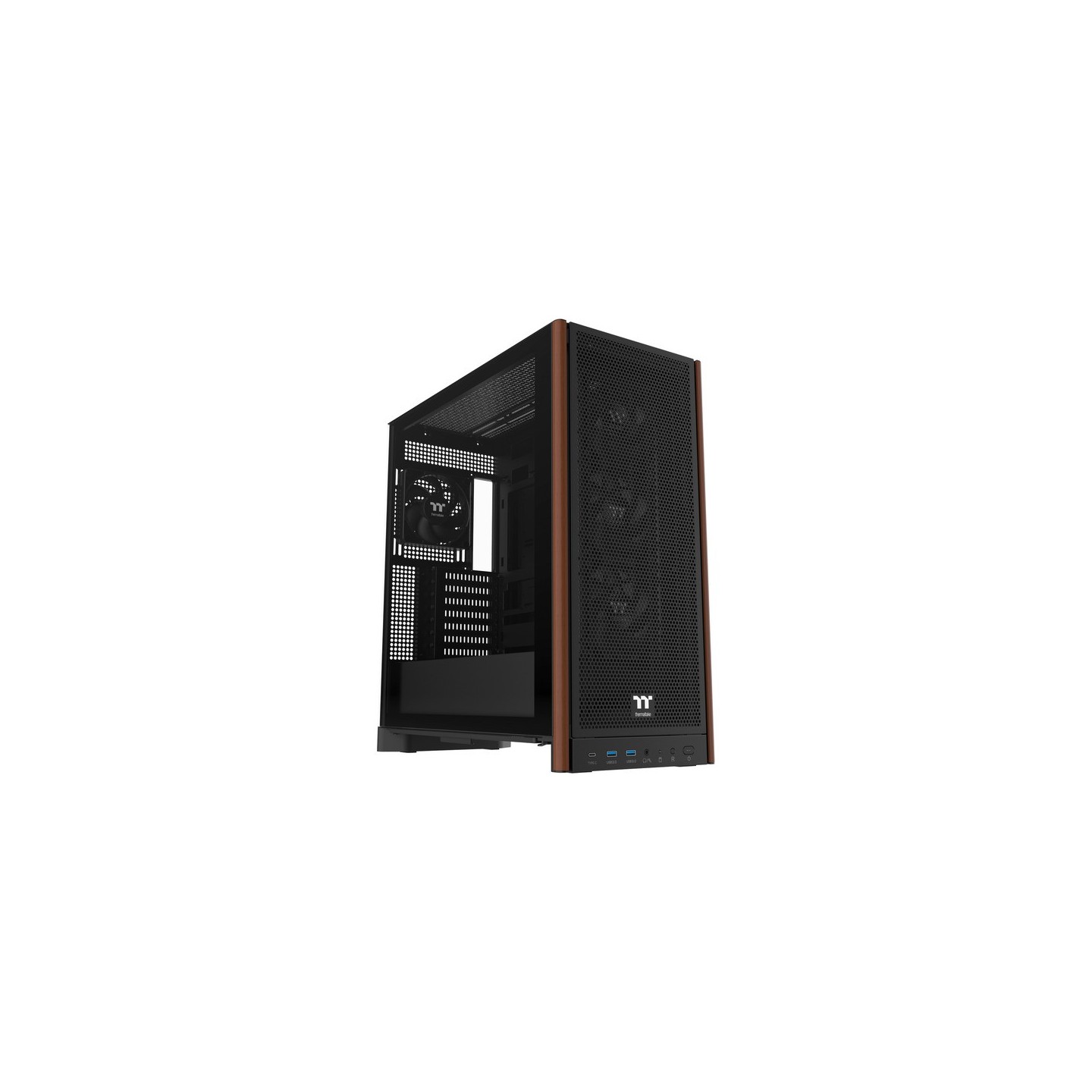 Thermaltake S370 WS Mid Tower Case - Wood Accent CA-11J-00M1WN-00 (Boxed) — Buy in Cyprus with Fast Delivery