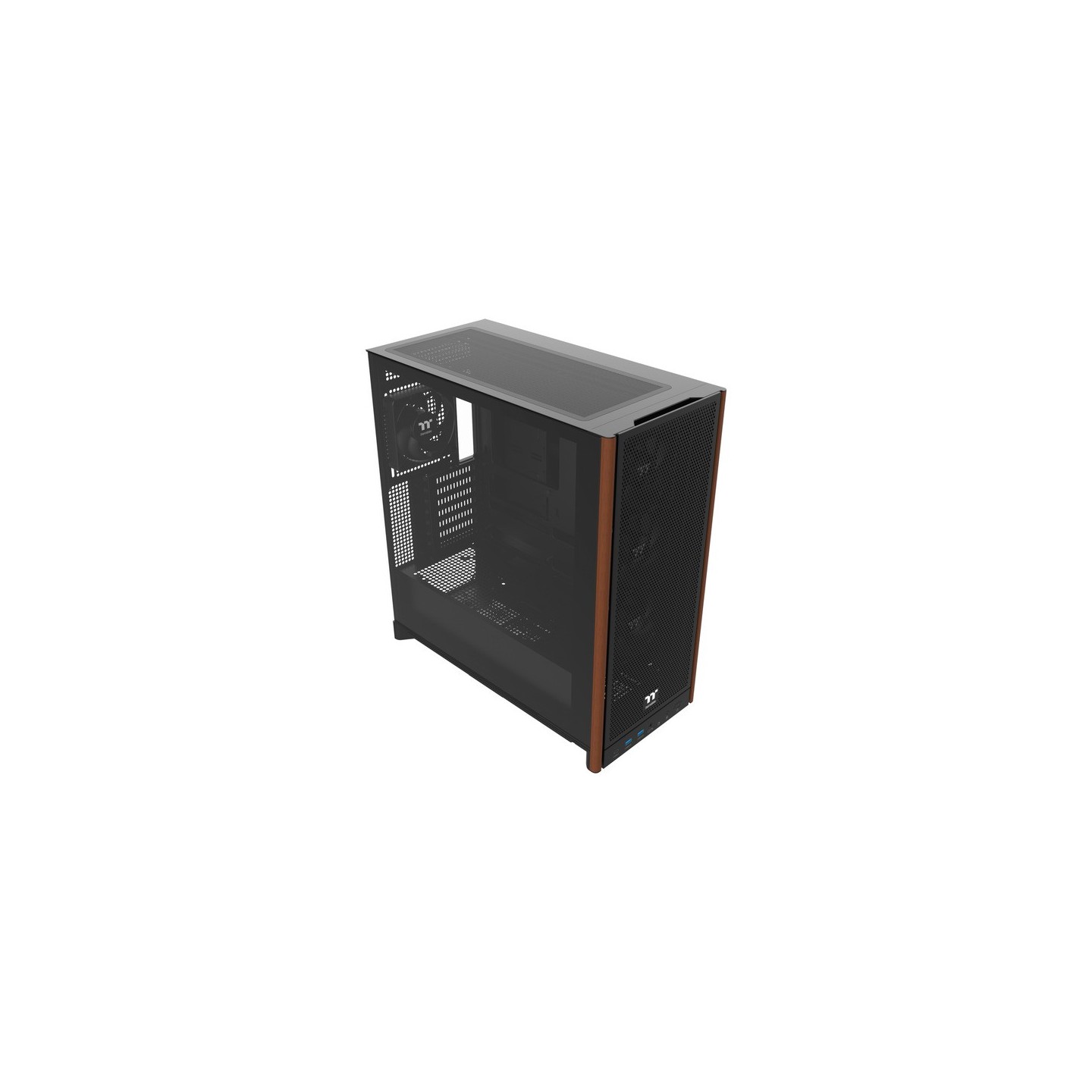Thermaltake S370 WS Mid Tower Case - Wood Accent CA-11J-00M1WN-00 (Boxed) — Buy in Cyprus with Fast Delivery