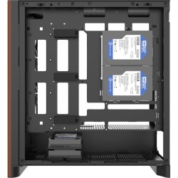 Thermaltake S370 WS Mid Tower Case - Wood Accent CA-11J-00M1WN-00 (Boxed) — Buy in Cyprus with Fast Delivery