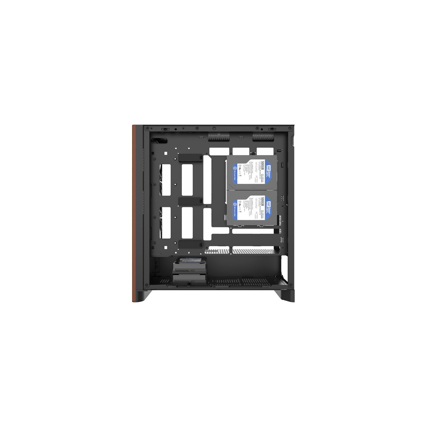 Thermaltake S370 WS Mid Tower Case - Wood Accent CA-11J-00M1WN-00 (Boxed) — Buy in Cyprus with Fast Delivery