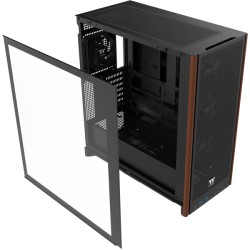 Thermaltake S370 WS Mid Tower Case - Wood Accent CA-11J-00M1WN-00 (Boxed) — Buy in Cyprus with Fast Delivery