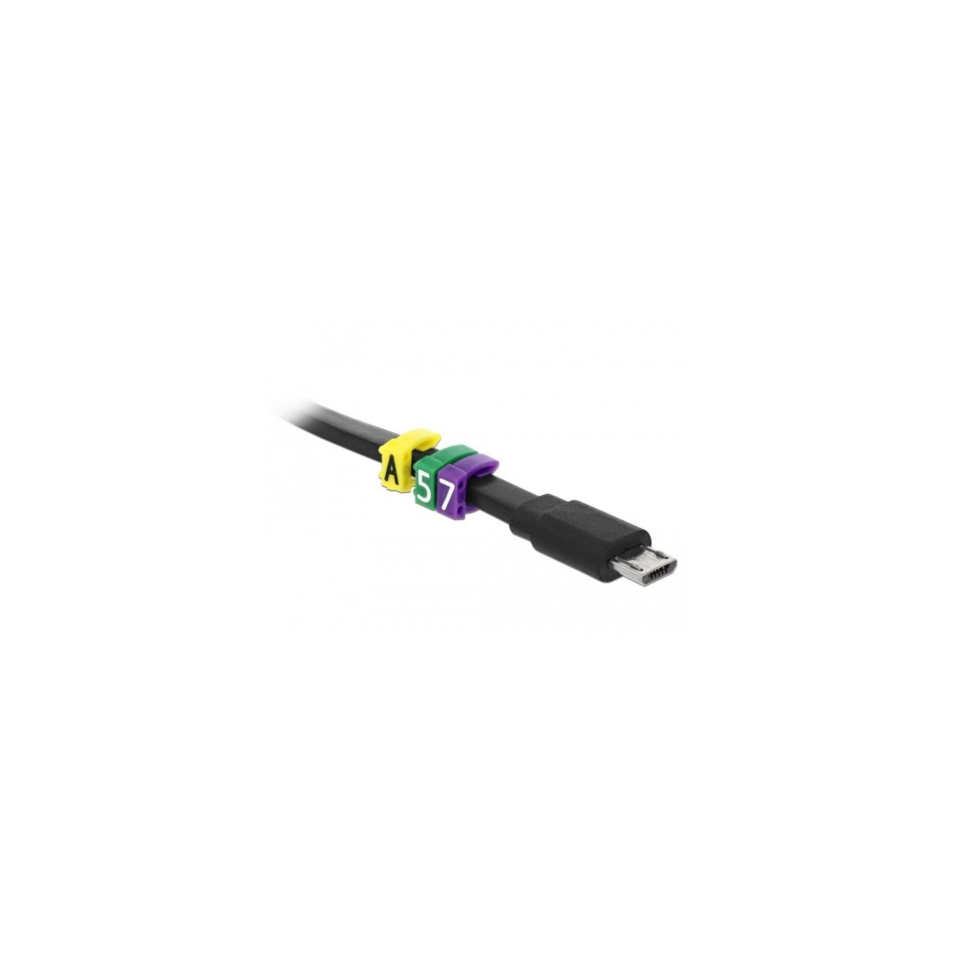 Cable marker clips - 0-9, colored, 100 pieces, cable ties — Buy in Cyprus with Fast Delivery