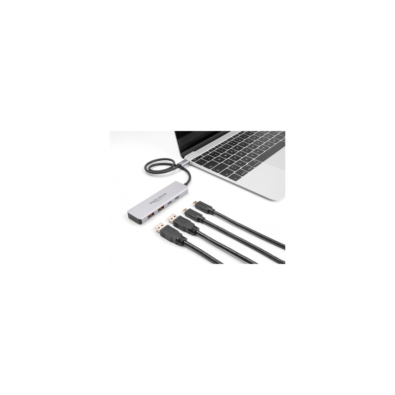 USB 10 Gbps USB Type-C Hub with 2x USB-A and 2x USB-C - USB Hub — Buy in Cyprus with Fast Delivery