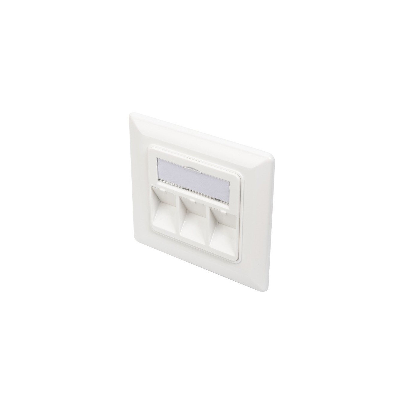 Empty box for Keystone modules - 2x RJ-45, connection box — Buy in Cyprus with Fast Delivery