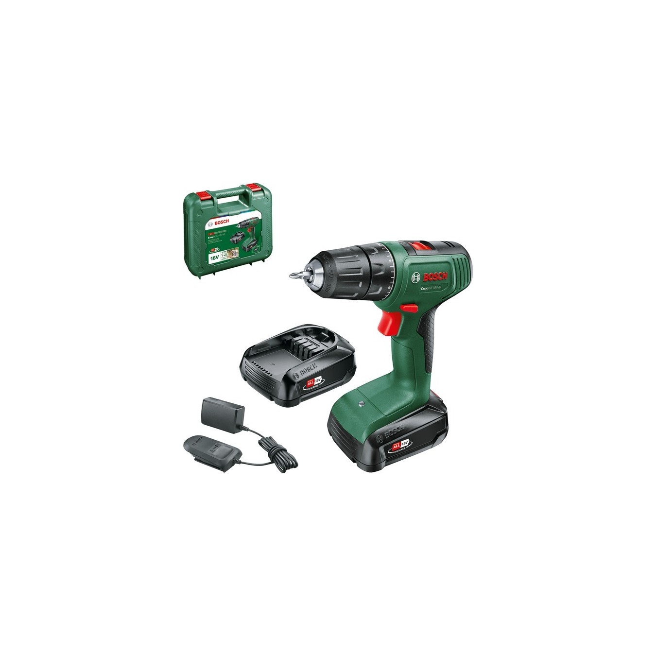 Bosch Cordless Drill/Driver EasyDrill - 18V-40 - Cordless Drill/Driver EasyDrill — Buy in Cyprus with Fast Delivery