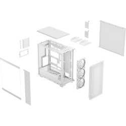 Fractal Design Epoch XL TG RGB Clear Tint - E-ATX Mid Tower Case - FD-C-EPO1X-05 (Boxed) — Buy in Cyprus with Fast Delivery