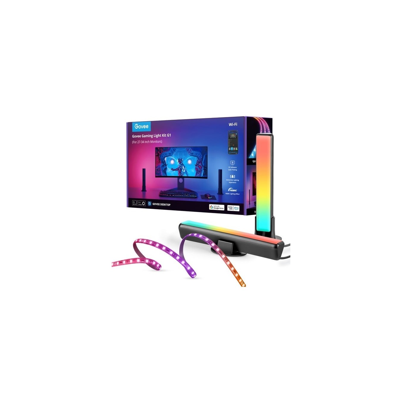 PC Monitor Pro Kit (for 27-34' monitor), LED light — Buy in Cyprus with Fast Delivery