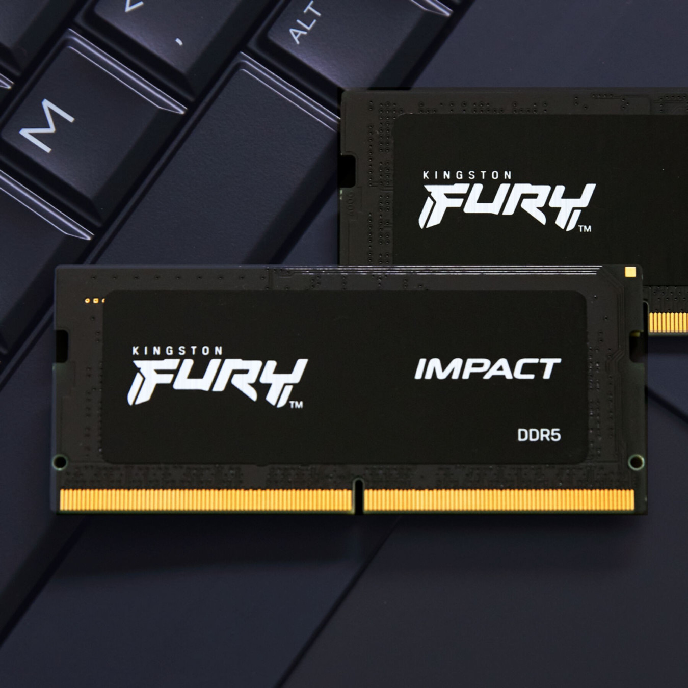 Kingston FURY Impact 16GB DDR5 SO-DIMM - KF556S40IB-16 - PC5-5600 (5600MT/s) CL40, Intel XMP 3.0 & Plug N Play