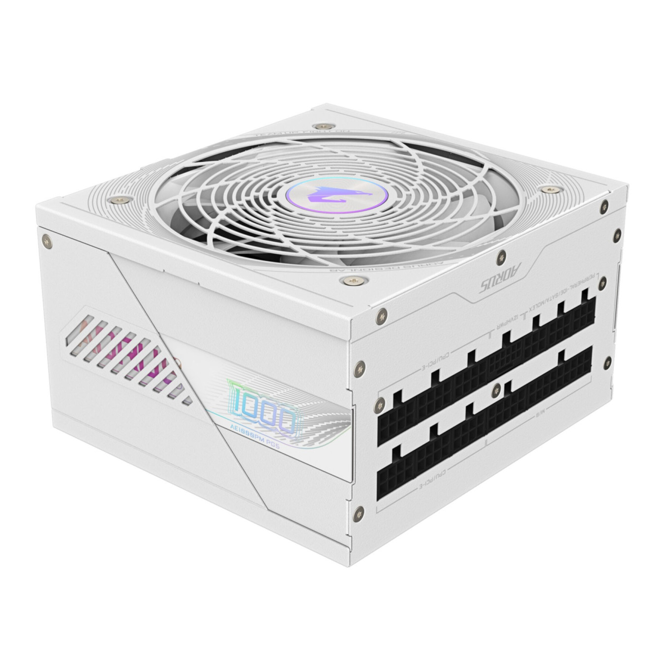 Gigabyte AORUS ELITE P1000W - 1000W Platinum, Fully-Modular ATX 3.1 PSU (White) — Buy in Cyprus with Fast Delivery