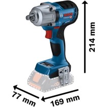 Cordless impact wrench GDS 18V-450 HC Professional solo - 18 volts — Buy in Cyprus with Fast Delivery