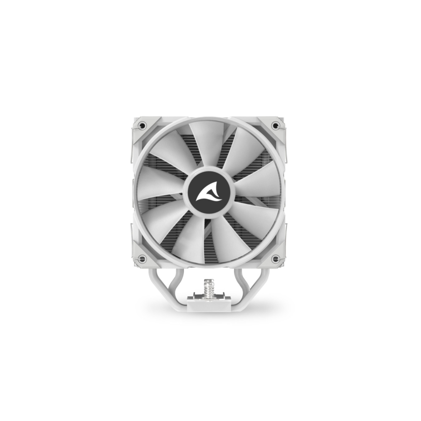 Sharkoon A40 Air Cooler - RGB White - 120mm PWM Fan, 4 Heatpipes, 12 LEDs — Buy in Cyprus with Fast Delivery