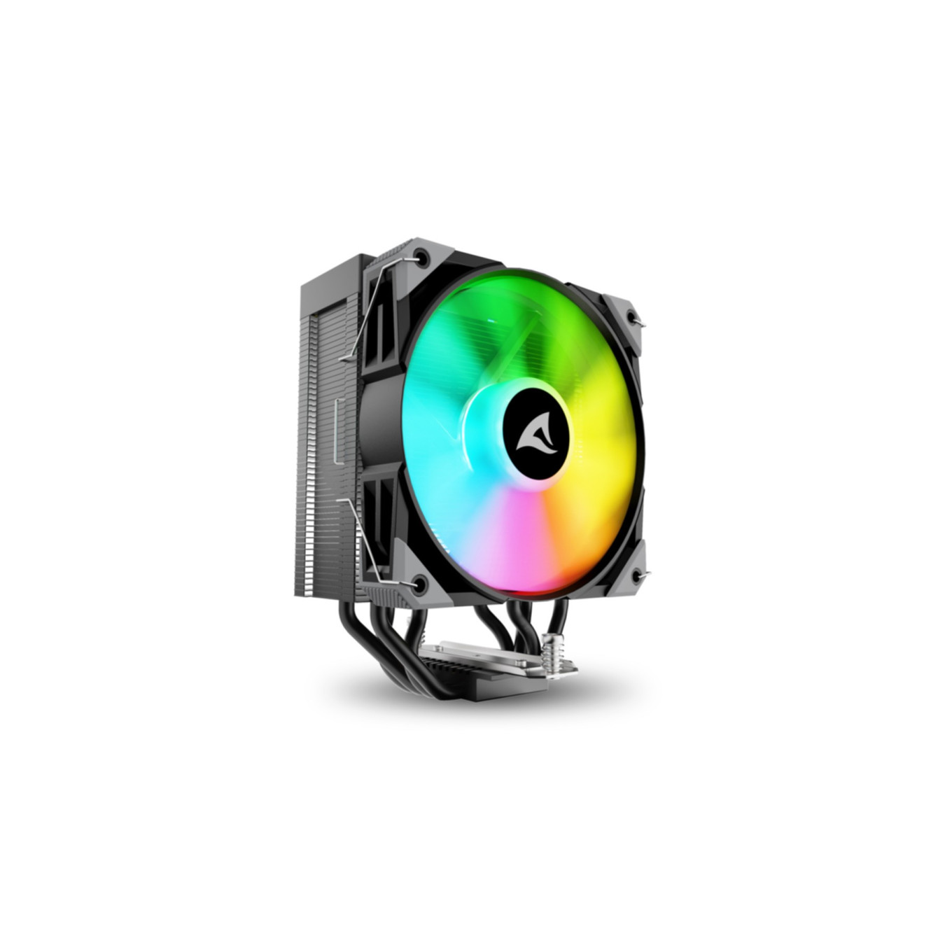 Sharkoon A40 Air Tower CPU Cooler - A40 - 120mm RGB Fan, 4 Heatpipes, Black — Buy in Cyprus with Fast Delivery
