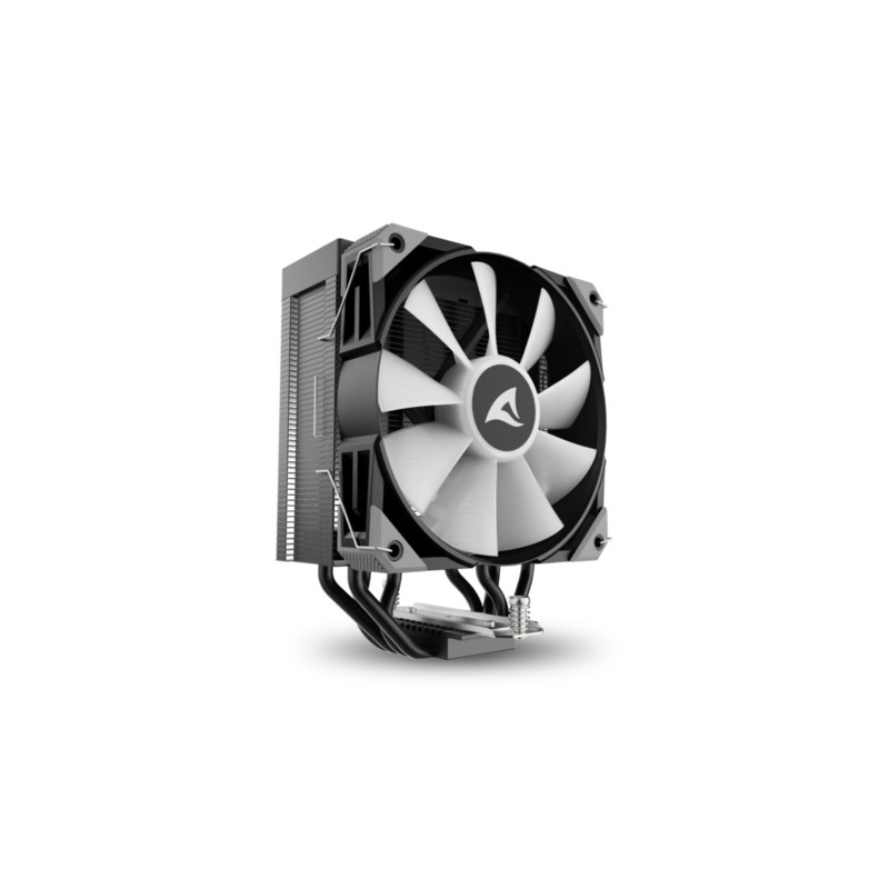Buy Sharkoon A40 Air Tower CPU Cooler - A40 - 120mm RGB Fan, 4 Heatpipes, Black in Cyprus, Nicosia, Limassol, Larnaka, Pafos