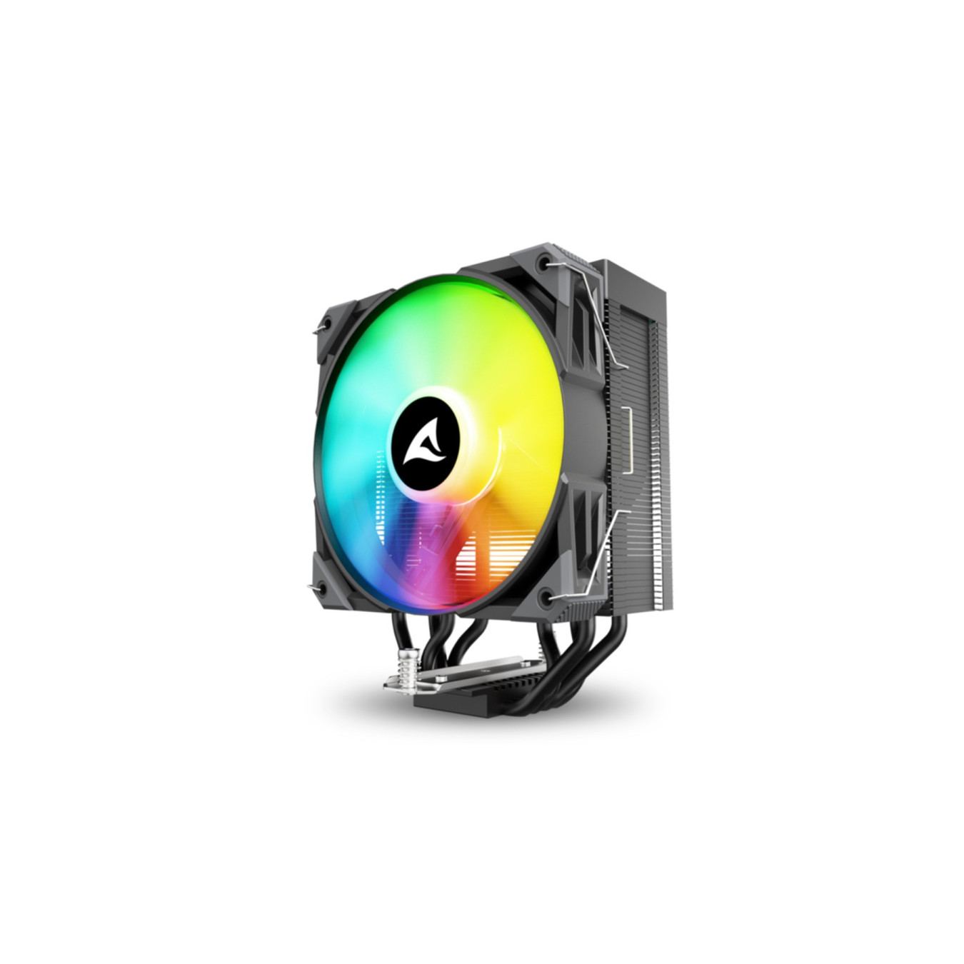 Sharkoon A40 Air Tower CPU Cooler - A40 - 120mm RGB Fan, 4 Heatpipes, Black — Buy in Cyprus with Fast Delivery