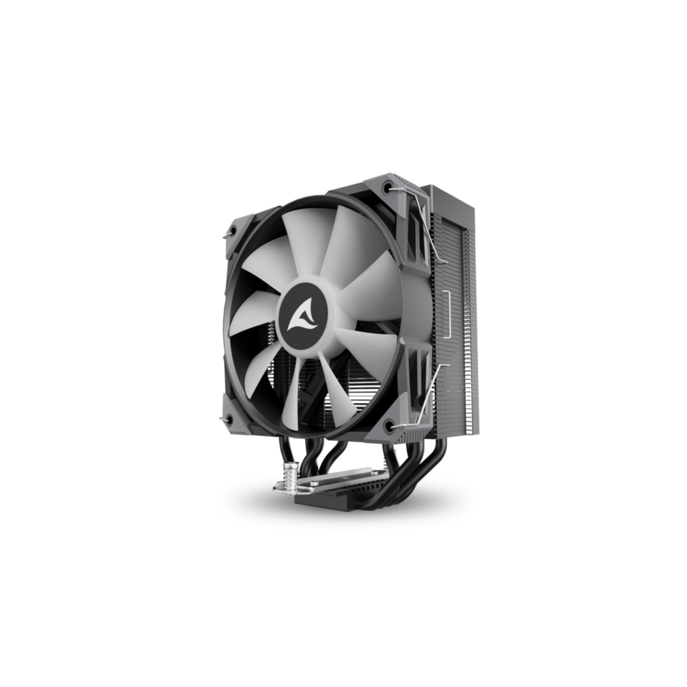 Sharkoon A40 Air Tower CPU Cooler - A40 - 120mm RGB Fan, 4 Heatpipes, Black — Buy in Cyprus with Fast Delivery