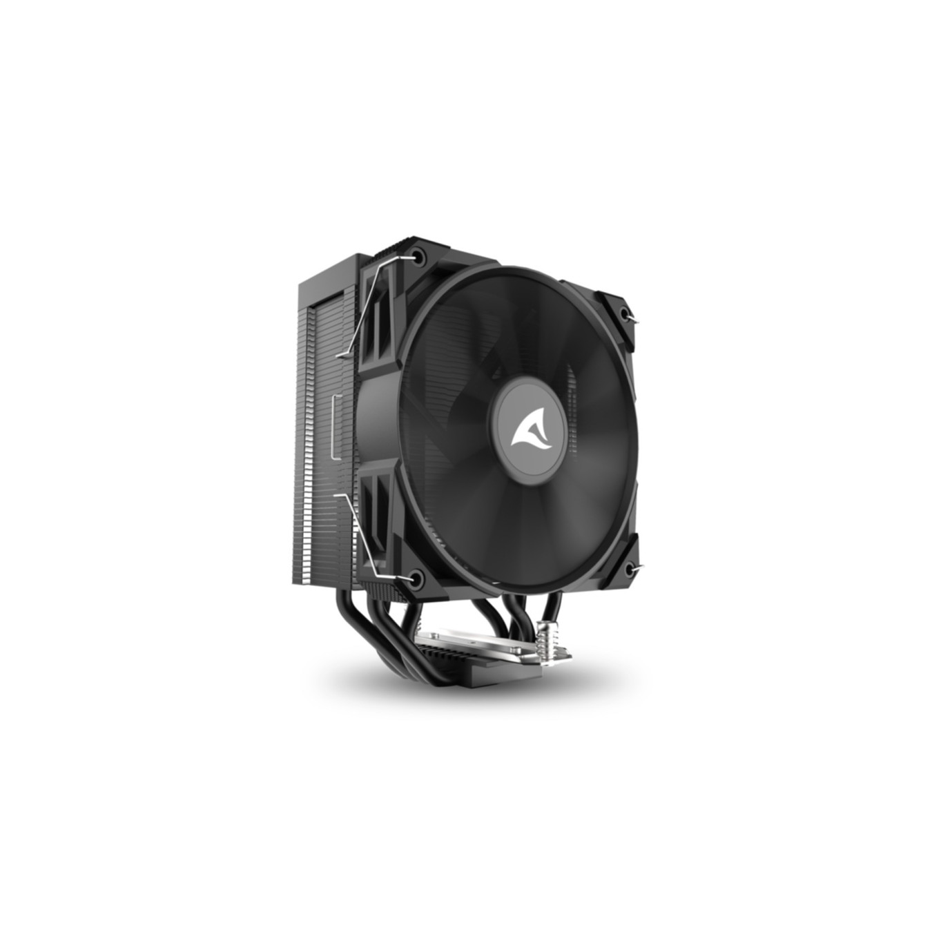 Sharkoon A40 Air Tower CPU Cooler - A40 - Black, 4 Heatpipes, 120mm PWM Fan, LGA1700/AM5 Compatible