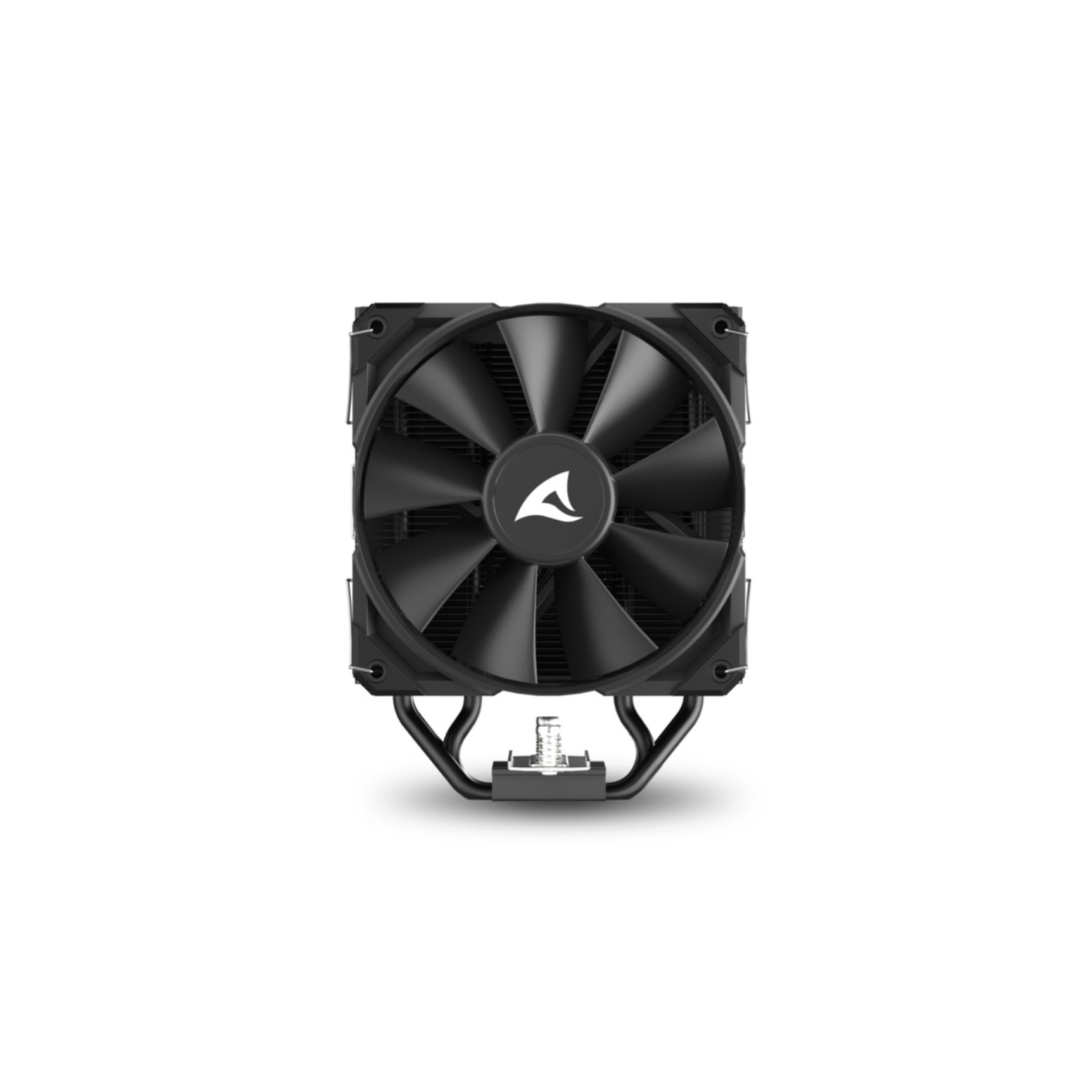Sharkoon A40 Air Tower CPU Cooler - A40 - Black, 4 Heatpipes, 120mm PWM Fan, LGA1700/AM5 Compatible