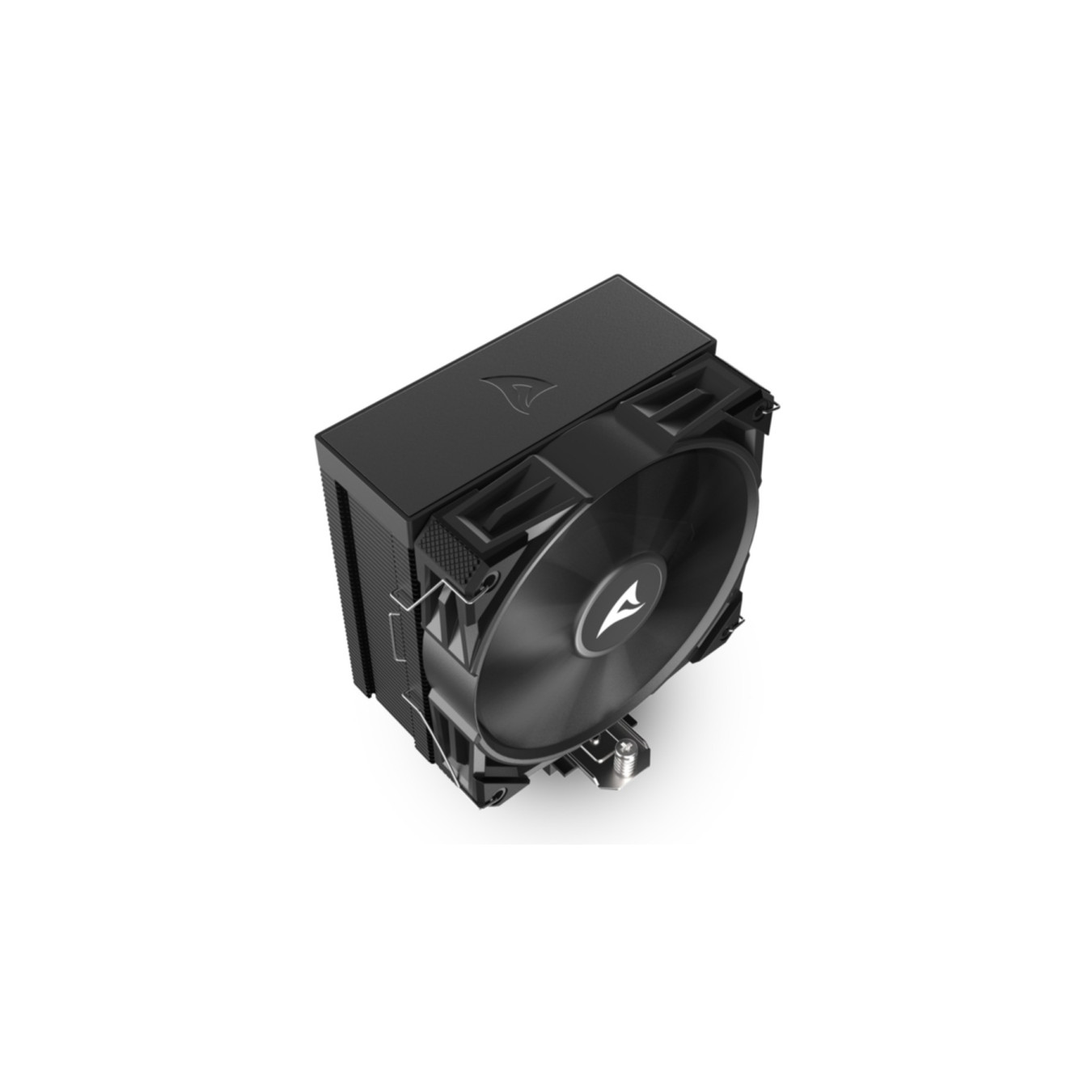 Sharkoon A40 Air Tower CPU Cooler - A40 - Black, 4 Heatpipes, 120mm PWM Fan, LGA1700/AM5 Compatible