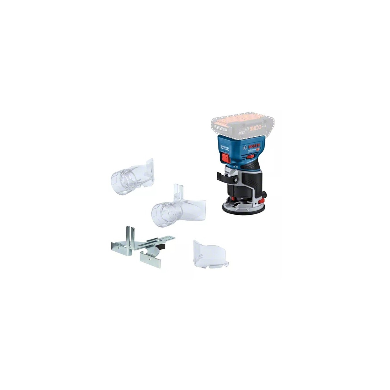 Cordless edge milling machine - GKF 18V-8 - Professional solo, 18 volts, router — Buy in Cyprus with Fast Delivery