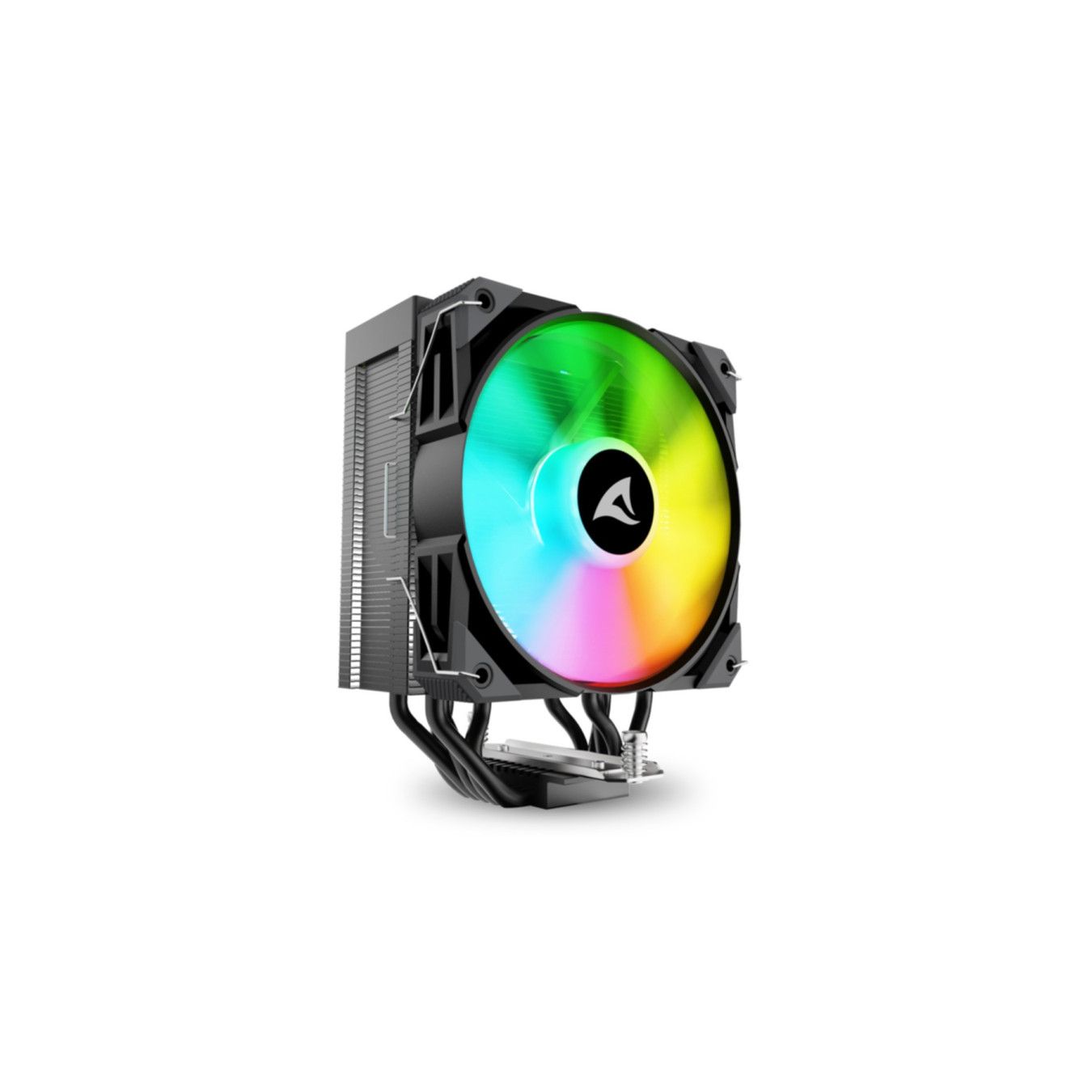 Sharkoon A50 Air Cooler - A50 - RGB 120mm Fan, Black - LGA1700 & AM5 Compatible — Buy in Cyprus with Fast Delivery