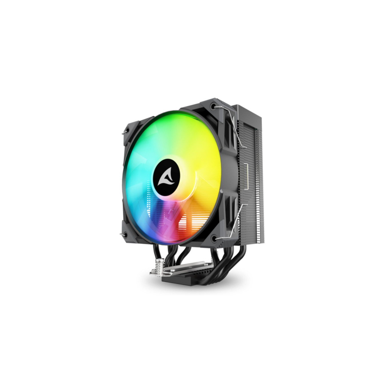 Sharkoon A50 Air Cooler - A50 - RGB 120mm Fan, Black - LGA1700 & AM5 Compatible — Buy in Cyprus with Fast Delivery