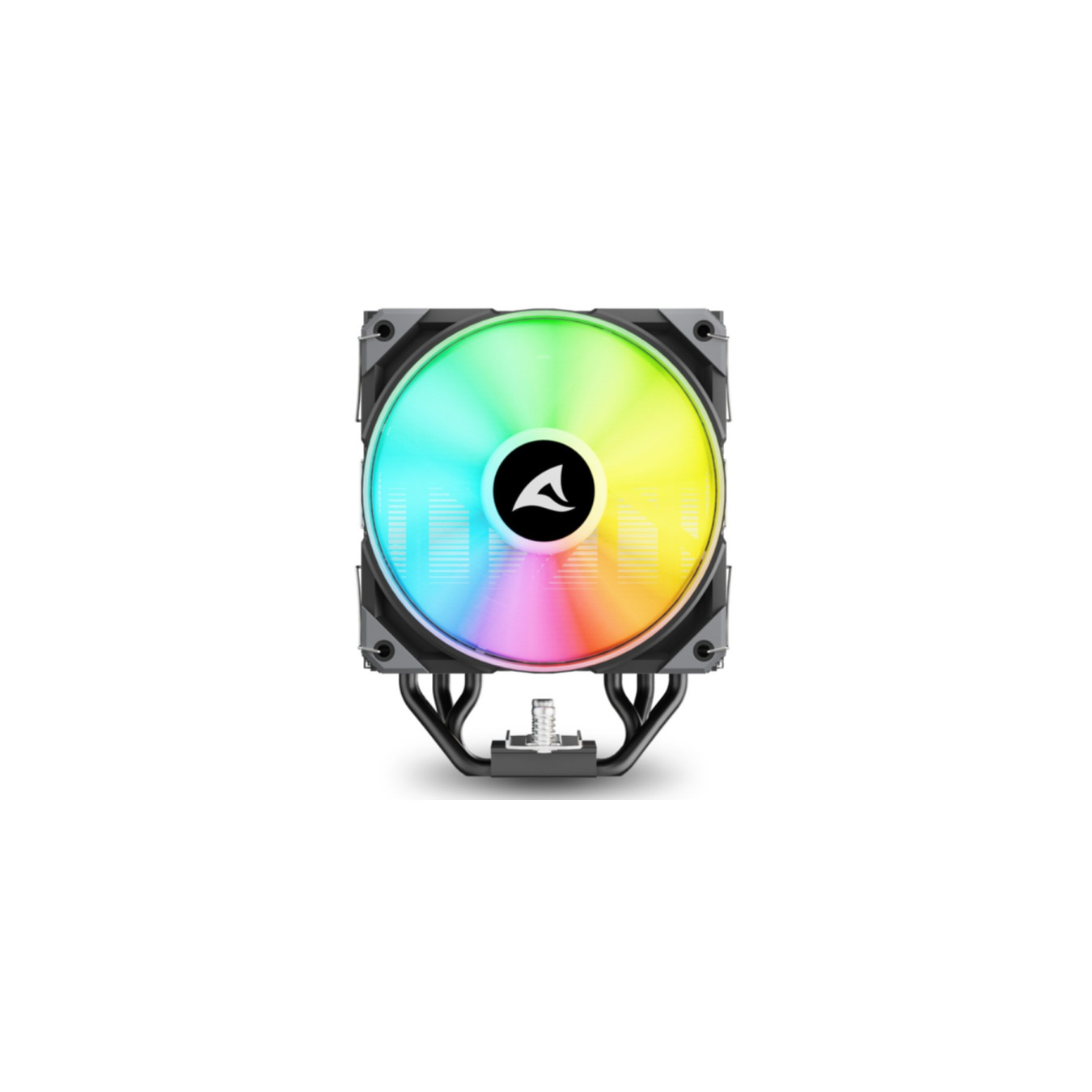 Sharkoon A50 Air Cooler - A50 - RGB 120mm Fan, Black - LGA1700 & AM5 Compatible — Buy in Cyprus with Fast Delivery