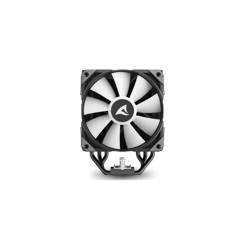 Buy Sharkoon A50 Air Cooler - A50 - RGB 120mm Fan, Black - LGA1700 & AM5 Compatible in Cyprus, Nicosia, Limassol, Larnaka, Pafos