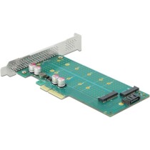 PCI Express x4 Card - 1 x M.2 Key B + 1 x NVMe M.2 Key M, Controller — Buy in Cyprus with Fast Delivery