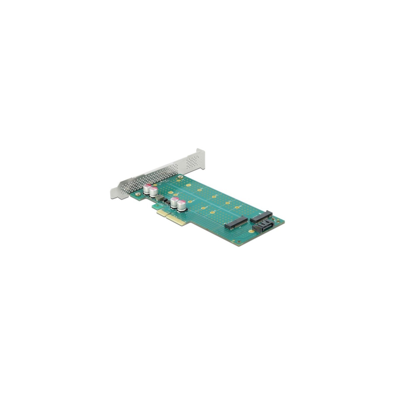 PCI Express x4 Card - 1 x M.2 Key B + 1 x NVMe M.2 Key M, Controller — Buy in Cyprus with Fast Delivery